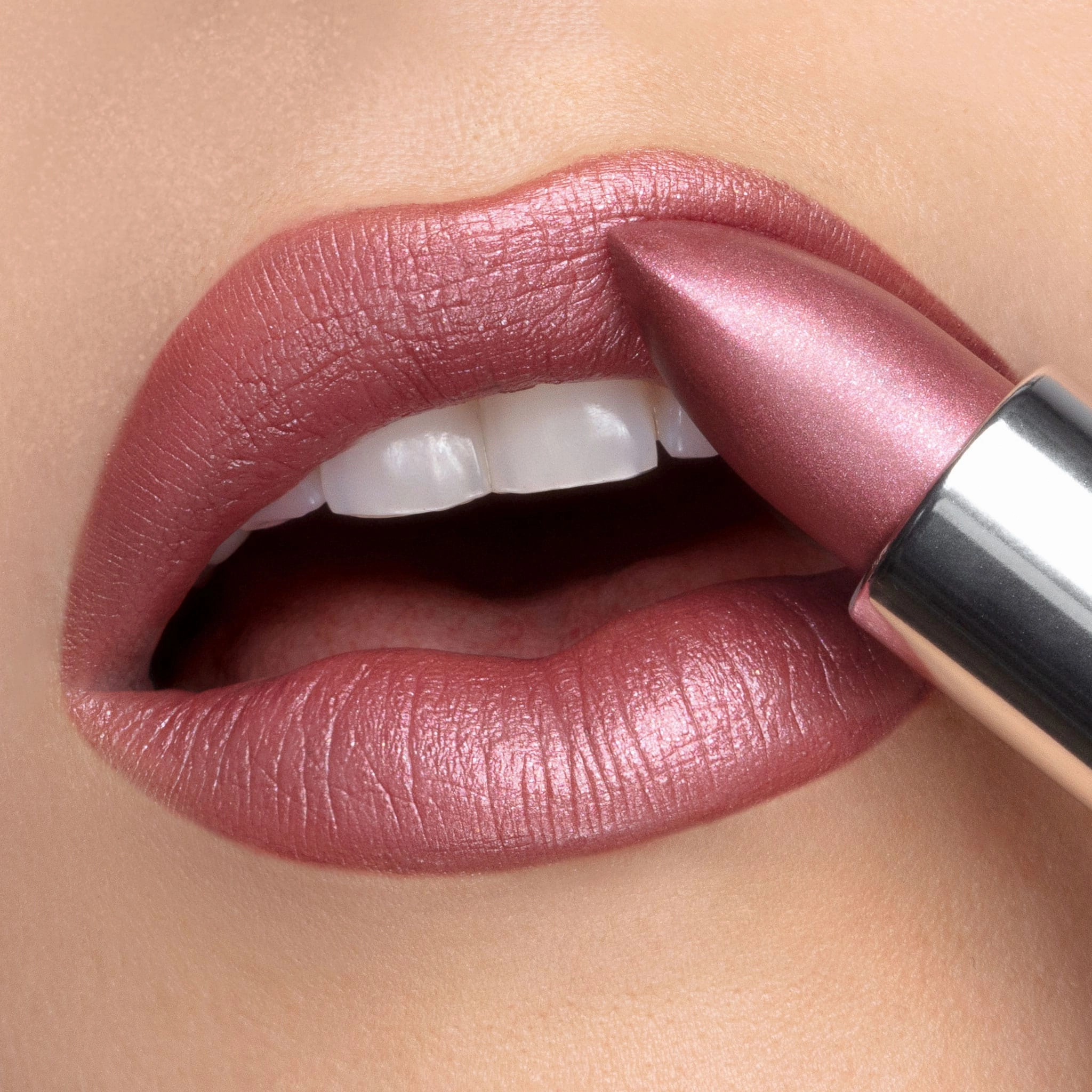Dahling Cr??me | A Pale Rosy Mauve with Frosted Shimmer Lipstick