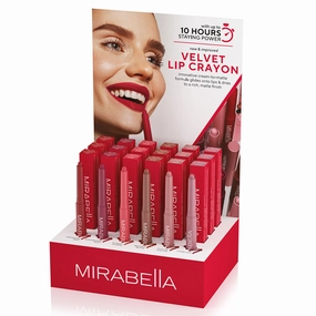 Velvet Lip Crayon Point of Purchase Display
